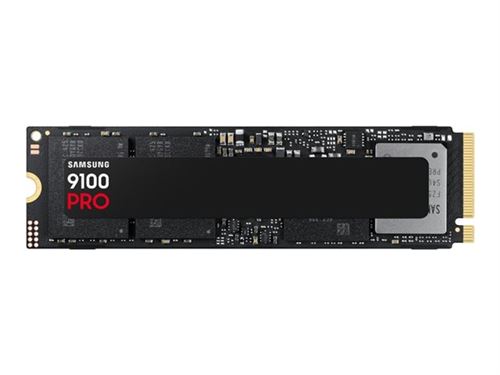 Samsung 9100 Pro Mz-Vap8T0 - SSD - Chiffré - 8 To - Interne - M.2 2280 - Pci Express 5.0 X4 (Nvme) - Aes 256 Bits - Tcg Opal Encryption 2.0 - Noir