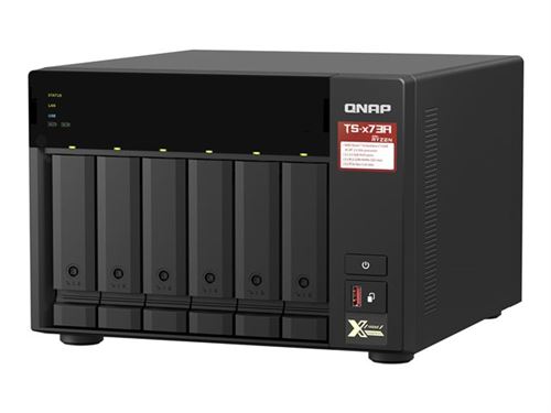 QNAP TS-673A - Serveur NAS - 6 Baies - SATA 6Gb/s - RAM 8 Go - Gigabit Ethernet / 2.5 Gigabit Ethernet