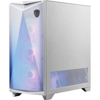 Boitier PC MSI Mpg Gungnir 300R Airflow Blanc Capacité E-ATX 4 x ventilateurs 120mm
