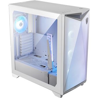 Boitier PC MSI Mpg Gungnir 300R Airflow Blanc Capacité E-ATX 4 x ventilateurs 120mm