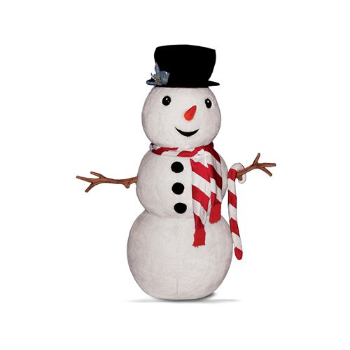 Non Communiqué Multicolore Hansa Peluche Geante Bonhomme De Neige 110Cmh