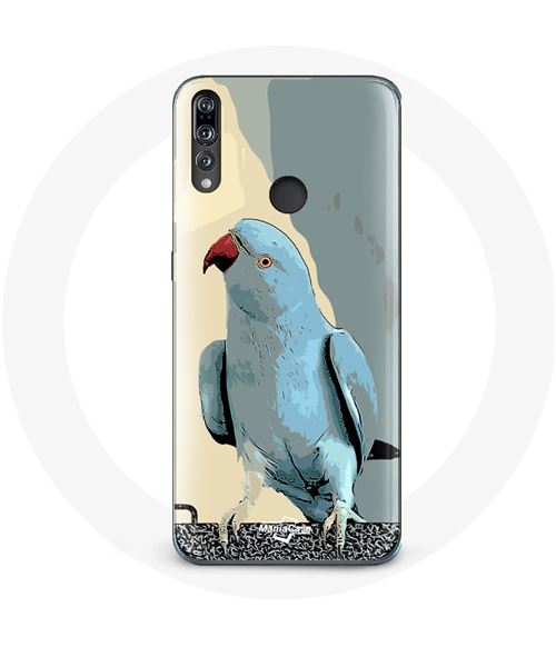 Coque pour Huawei p30 lite Perruches perroquets Bleu Maniacase