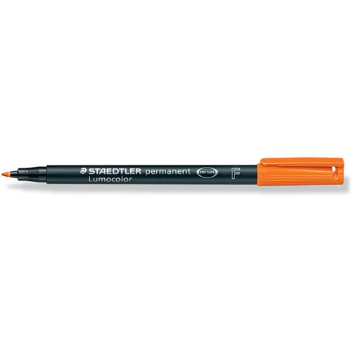 Staedtler Marqueur Permanent 318F Lumocolor, Orange