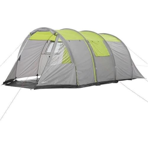 SURPASS - Tente de camping tunnel - 5 personnes - Vert & Gris