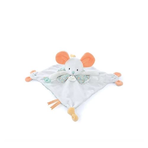 Non Communiqué Beige Doudou Avec Marionnette A Doigts - Souris