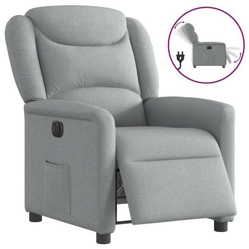 Vidaxl Gris/Clair Fauteuil Inclinable Électrique - Image 3