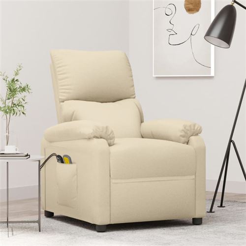 Non Communiqué Crème Fauteuil Électrique De Massage Tissu