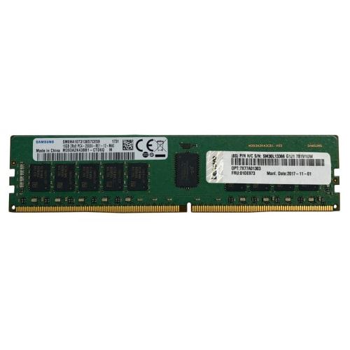 Lenovo TruDDR4 - DDR4 - module - 16 Go - DIMM 288 broches - 3200 MHz - 1.2 V - mémoire sans tampon - ECC - pour ThinkSystem SR250 V2 7D7Q 7D7R; ST250 V2 7D8F 7D8G; ST50 V2 7D8J