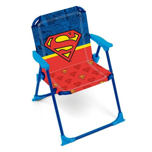 ARDITEX Chaise Pliante - Superman avec accoudoirs