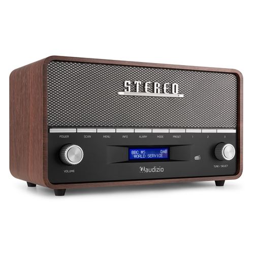 Audizio Corno Radio Dab+ Portable Stéréo 60W - Gris