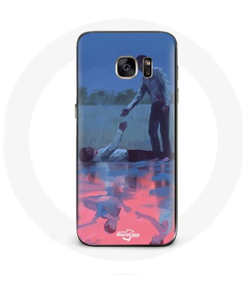 Coque pour samsung galaxy S6 Squid Game Seong Gi hun Numéro 456 Et Cho Sang woo Numéro 218 Maniacase