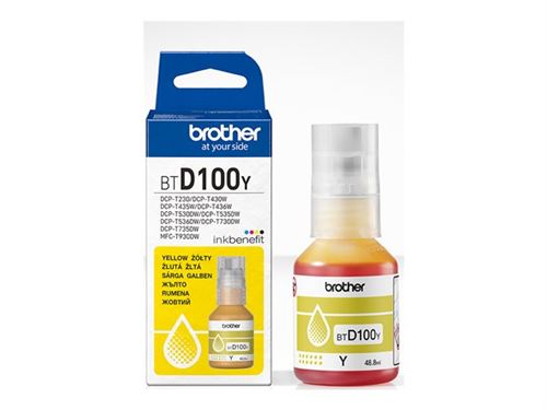 BROTHER Druckkopfpatrone  BTD100Y YELLOW INK BOTTLE - 5000 PAGES