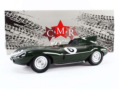 Voiture Miniature de Collection CMR 1-18 - JAGUAR D-Type (LN) - Winner Le Mans 1955 - Green - CMR192