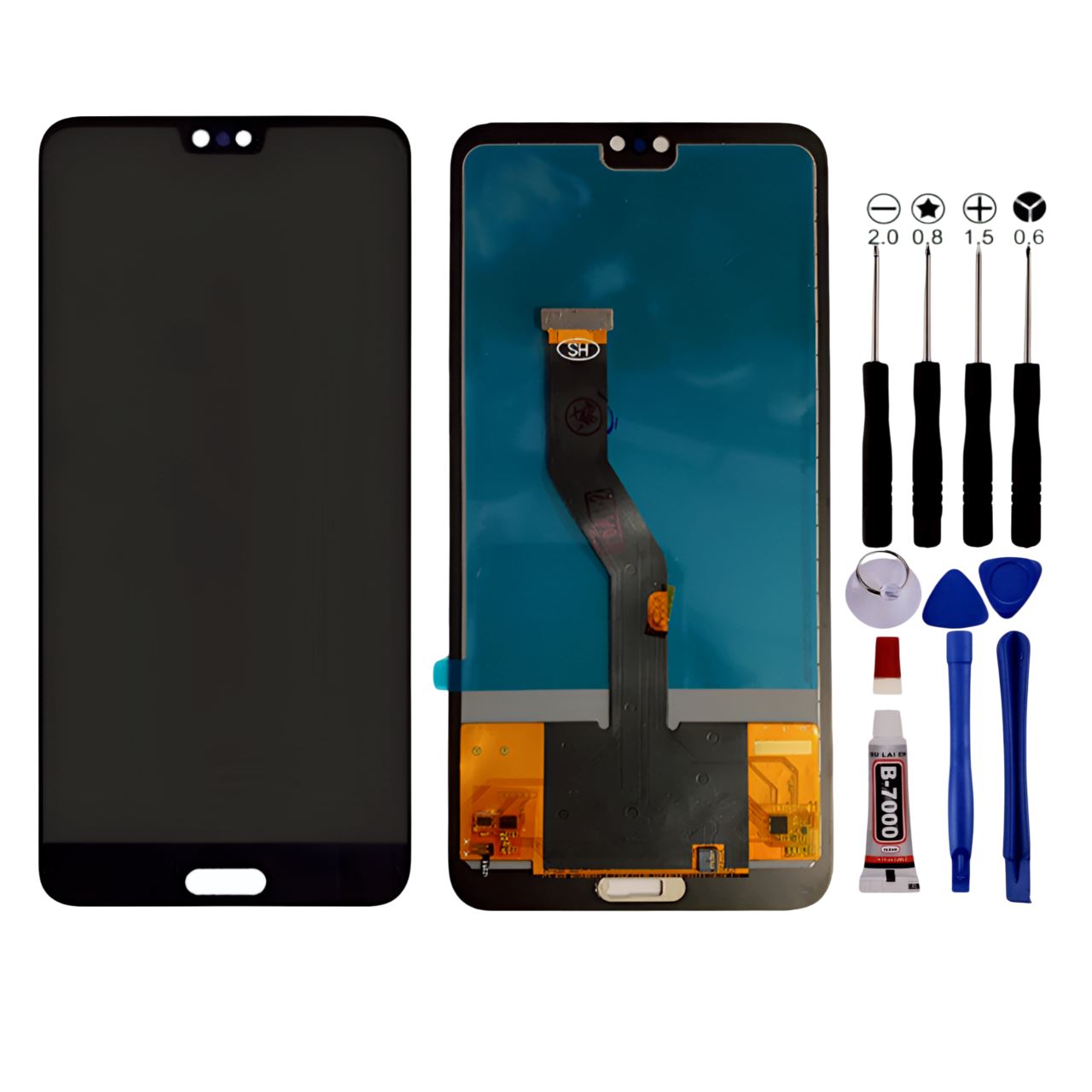 Yodoit Écran Pour Huawei P20 Lite 5,84" LCD Tactile Complet Avec Kit De