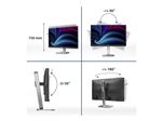 Philips 27B2U4601 - 4000 Series - écran LED - 27" - 2560 x 1440 QHD @ 120 Hz - IPS - 1500:1 - HDMI, 2xDisplayPort, USB-C - haut-parleurs - Charbon
