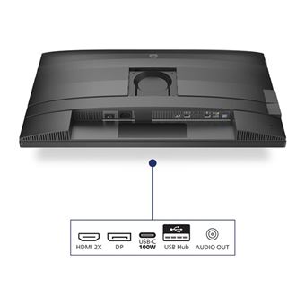 Philips 27B2U4601 - 4000 Series - écran LED - 27" - 2560 x 1440 QHD @ 120 Hz - IPS - 1500:1 - HDMI, 2xDisplayPort, USB-C - haut-parleurs - Charbon