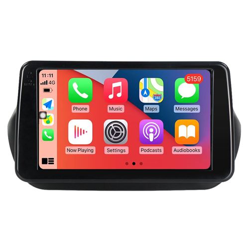 Autoradio Multimédia RoverOne Android CarPlay Android Auto DSP GPS pour Fiat Fiorino Qubo Citroen Nemo Peugeot Bipper