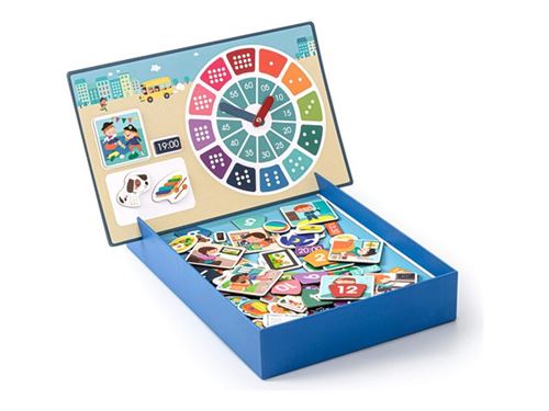 APLI kids - Les magnets des heures - jeu de correspondance