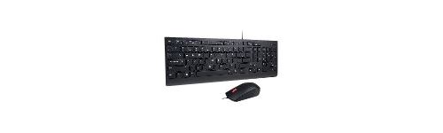 Lenovo Essential Wired Combo - Ensemble clavier et souris - USB - Suisse