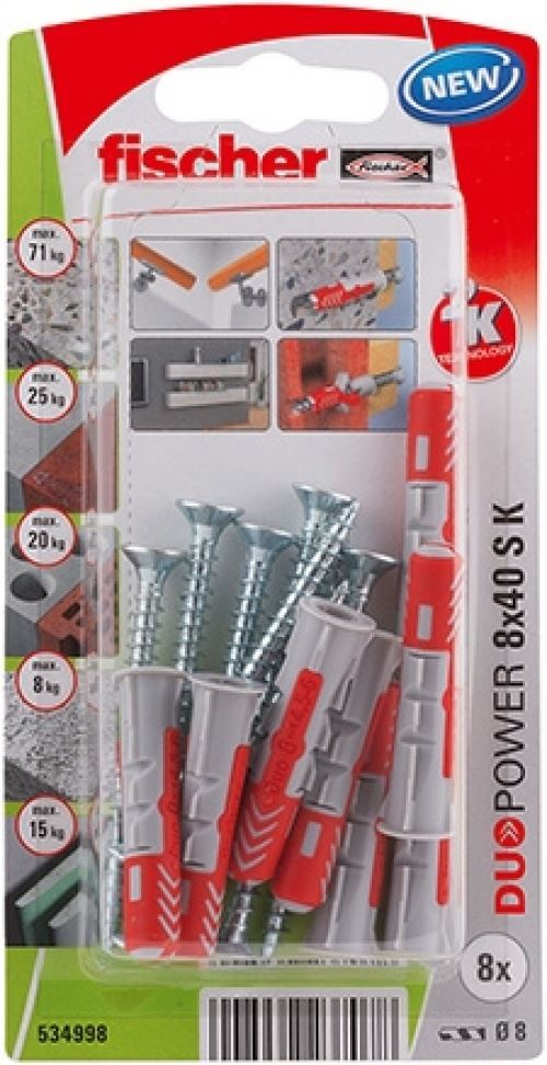 Fischer Chevilles Nylon Duopower 8X40 - Image 4