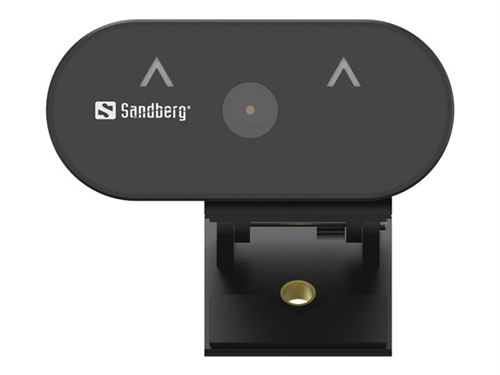 Sandberg USB Webcam Wide Angle 1080P HD - Webcam - kleur - 2 MP - 1920 x 1080 - 1080p - audio - USB 2.0
