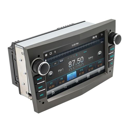 Autoradio 7 Pouces MP5 CarPlay Android Auto Bluetooth GPS WiFi Pour Opel Gris YONIS