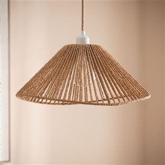 TechBrey Suspension Papier Tressé Mikah Ø450 Brun - 1