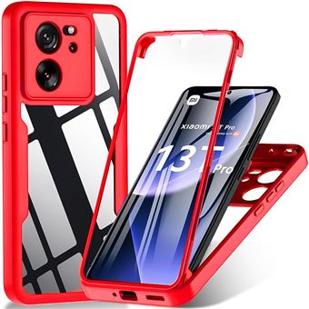 Coque Intégrale pour Xiaomi 13T / 13T Pro - Protection Antichoc 360° - Rouge - BOOLING - 1