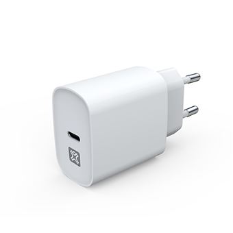 Chargeur Secteur USB-C Power Delivery 20W pour iPhone iPad Charge Rapide Xtrememac Blanc - 1