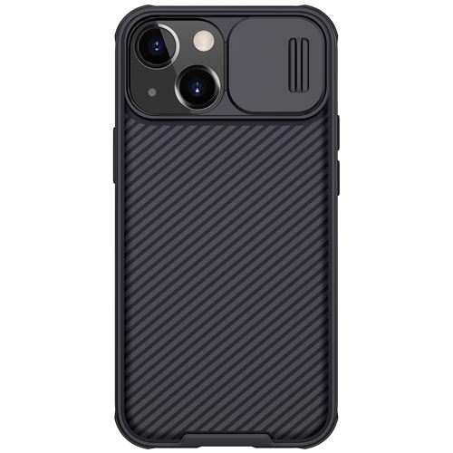 Coque pour iPhone 13 Mini Hybride Cache Caméra CamShield Pro Nillkin Noir