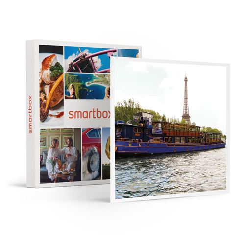 SMARTBOX - Coffret Cadeau 2h de croisière sur la Seine avec déjeuner gastronomique 2 plats-Gastronomie