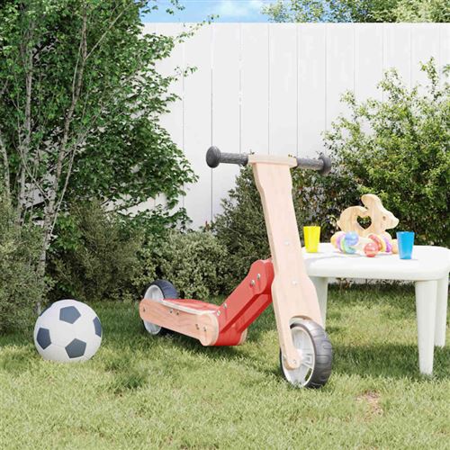 vidaXL Trottinette pour enfants 2-in-1 rouge