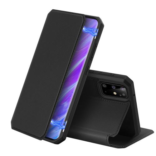 Etui en PU avec support couleur noir pour Samsung Galaxy S20 Plus