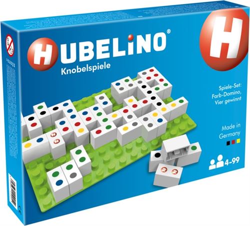 Hubelino Dominos arc-en-ciel et quatre dans une rangée 71-pièce (DU)