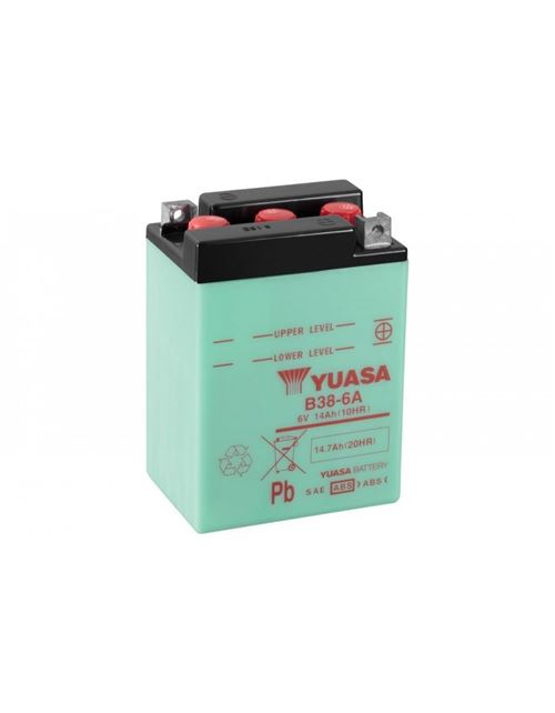Batterie YUASA B38-6A conventionnelle