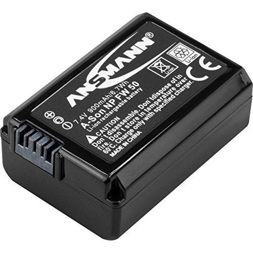 ANSMANN A-Son NP FW 50 - Batterie - Li-Ion - 900 mAh - pour Hasselblad Lunar; Sony Cyber-shot DSC-RX10; a6100; a6300; a6400; a6500; a7R II; a7s II
