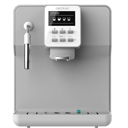 Cecotec Power Matic-ccino 6000 - Machine à café automatique avec buse vapeur Cappuccino - 19 bar - blanc