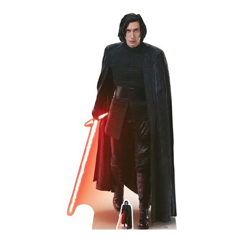 Star découpes Kylo Ren (The Last Jedi) de la découpe, Bois, Multicolore, 188 x 95 x 188 cm