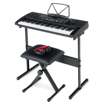 Piano Numérique McGrey SK-88LT | 88 Touches Lumineuses, 146 Sons | Kit Débutant Avec Support Et Tabouret