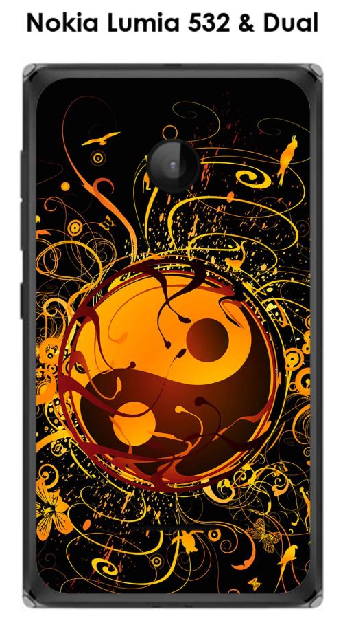 Coque Nokia Lumia 532 & Dual design yinyang