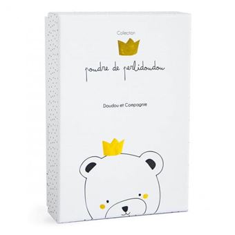 Doudou attache-sucette - Ours petit roi