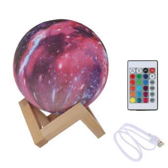 Lampe Galaxie Univers Led Rechargeable - sans fil - télécommande - 16  couleurs - Straße Tech ®
