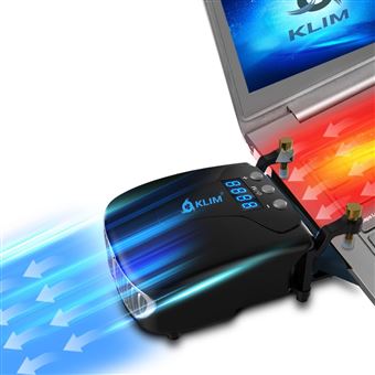 KLIM Glacier Refroidisseur PC - Nouveauté 2024-6 Ventilateurs &  Rétroéclairage RGB - 11 - 17 - Support Ordinateur Portable USB - Stable  et Silencieux Mac PS4 Xbox One : : Informatique