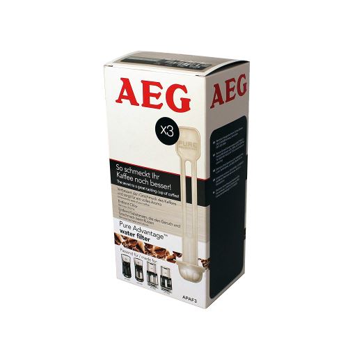 Aeg 900167288 Apaf3 Pureadvantage Ensemble De 3 Filtres À Eau Pour Machine À Café