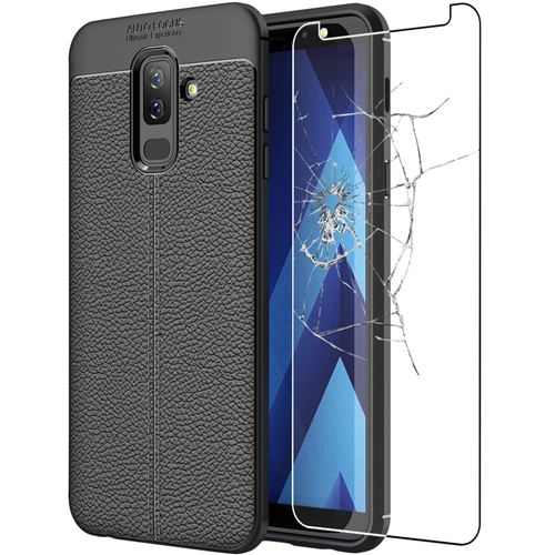 Transparente coque pour Samsung Galaxy A6/A6Plus 2018+ Verre trempé  protecteur