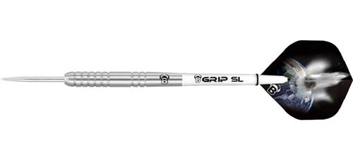 Bull's fléchettes Meteor MT7blanc/argent 10 parties poids 24