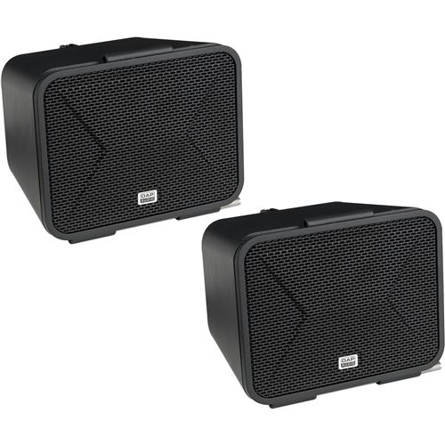 DAP Xi-3 enceinte d'installation noire 4 pouces (la paire)