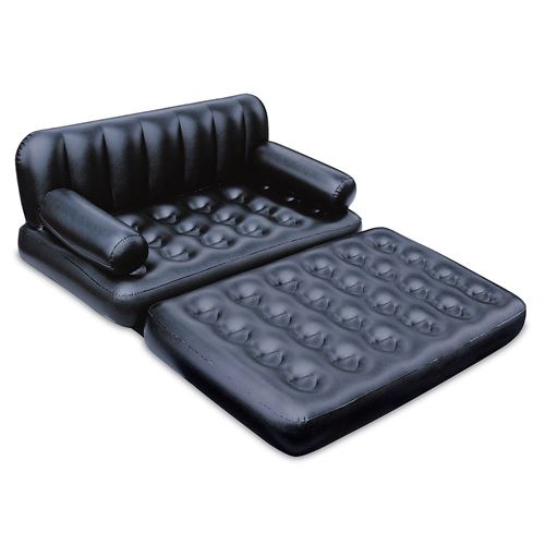 Bestway 5-in-1 opblaasbare zitbank zwart 75054