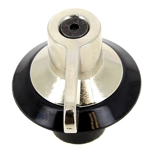 Bouton 12H Gaz Noir et Gris 694975086 - Cuisiniere Smeg