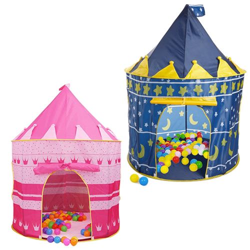 CUBBY Tente pour enfant en forme de château Bleu